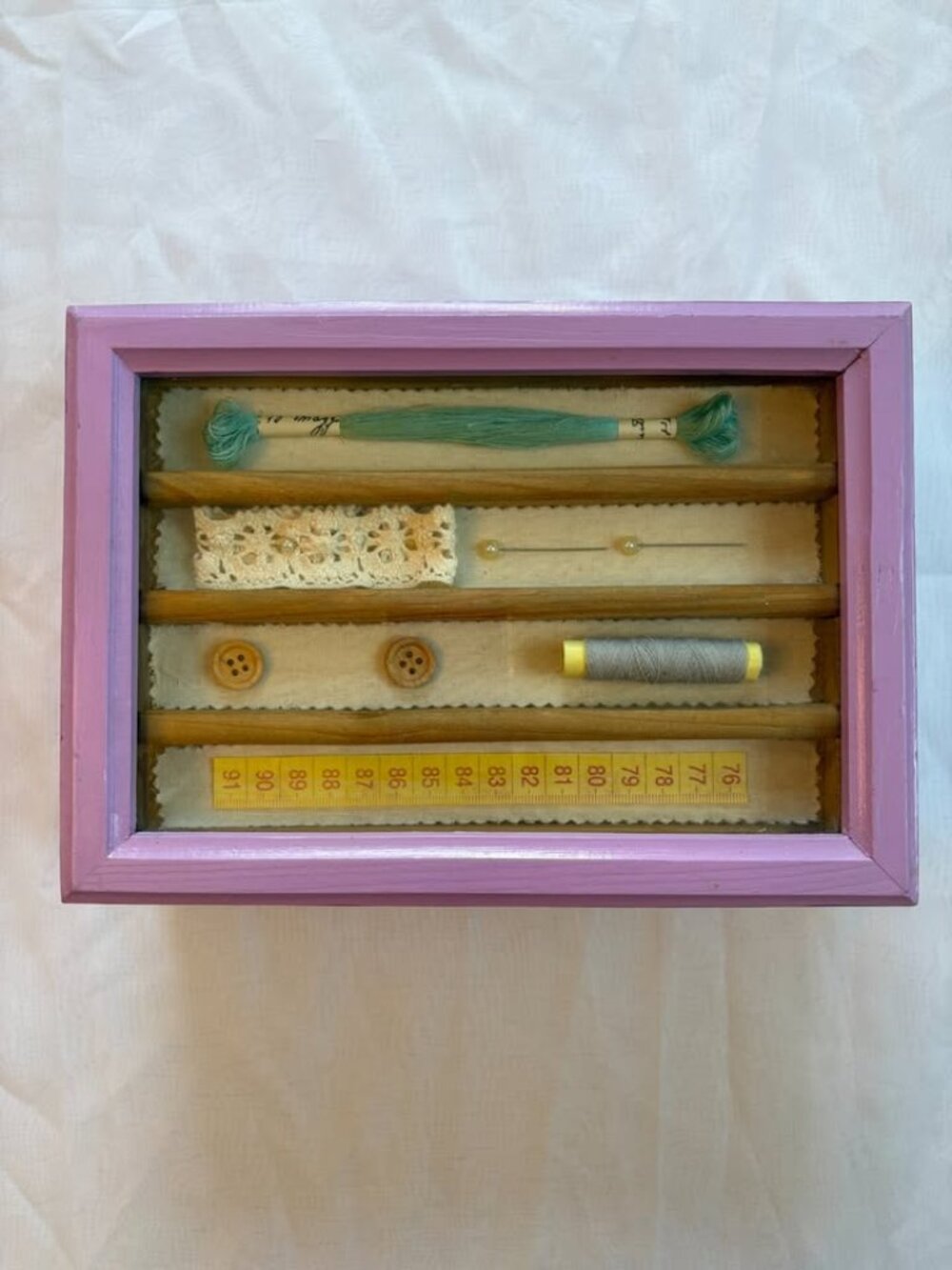 Handmade in Portugal Jewelry/Sewing Notions Box